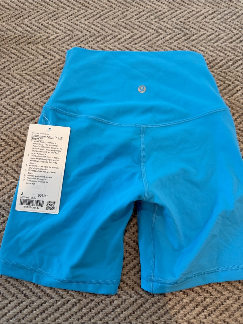 lululemon athletica Align High-Rise Bike Shorts - Bright Blue